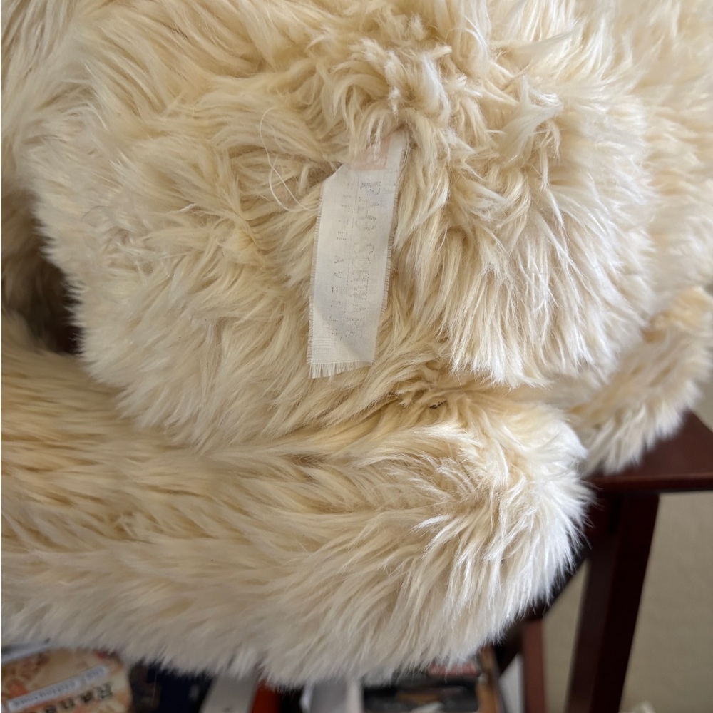 Large Teddy Bear Brown Plush Stuffed Animal Jointed 17” FAO Schwarz - Picture 8 of 8